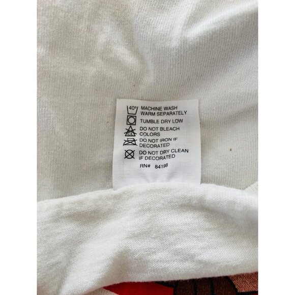 Vintage 90s Looney Tunes T-shirt, Size Large, Single Stitch, Cartoon Tee, Bugs - Picture 8 of 11